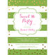 Sweet 16 Gold Confetti Birthday Invitations Image 4 of 6